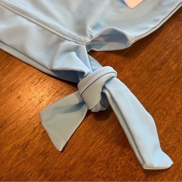 NWT Girl’s Blue Rashguard Swim Shirt - Picture 6 of 7